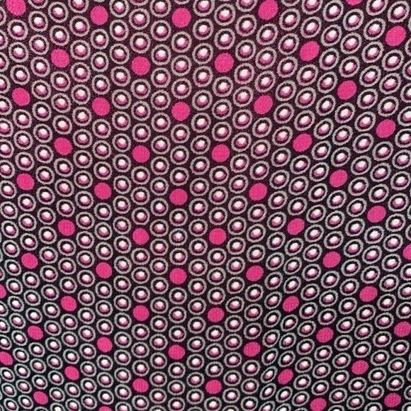 Beluva San Francisco Reversible rayon Fushia jacket. Dot / solid. Size Medium. - Picture 6 of 10